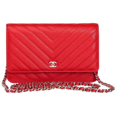 chanel caviar wallet on chain red|CHANEL Caviar Quilted Wallet on Chain WOC Red.